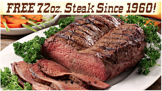 72 oz Steak