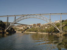 The Maria Pia Bridge.