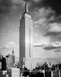 B&W Empire State Building