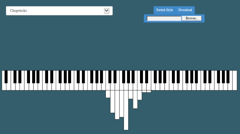 Pianogram - Chopsticks