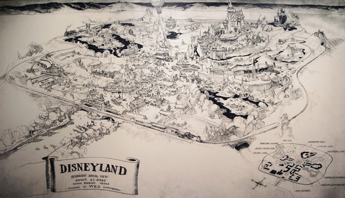 1953_Disneyland_Presentation_Map_Pencil1