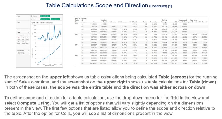 Table Calculations - Slide 4