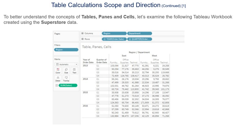 Table Calculations - Slide 5