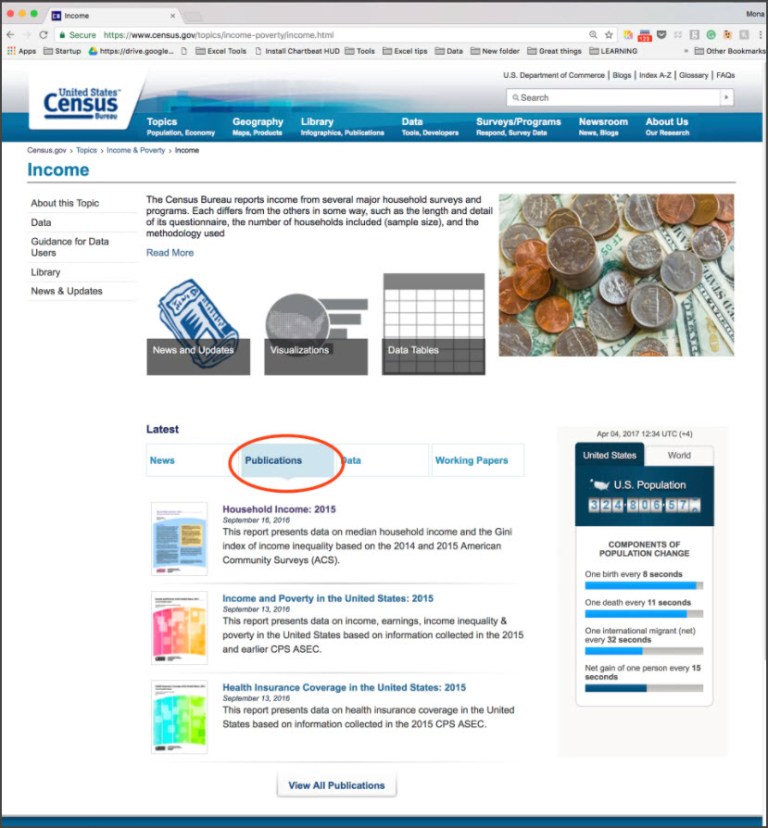 Census Bureau Search