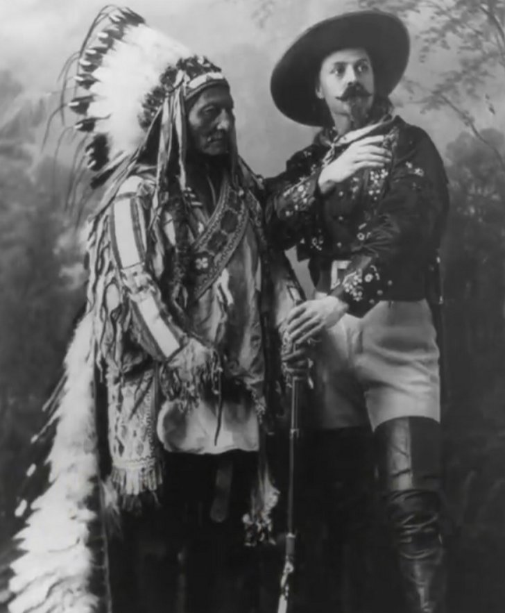 Sitting Bull and Buffalo Bill - 1885