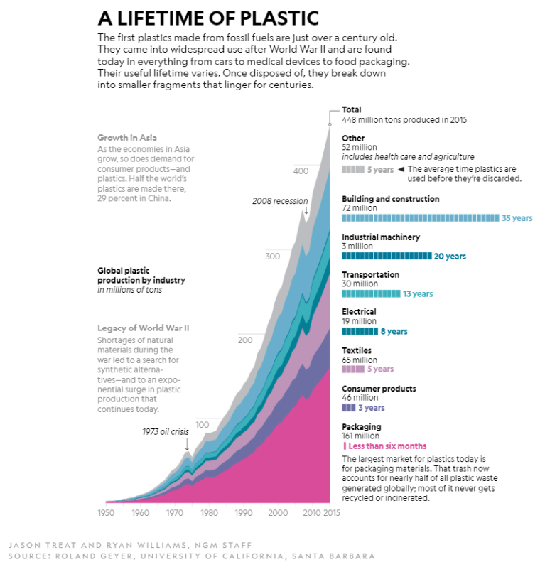 A Lifetime of Plastic