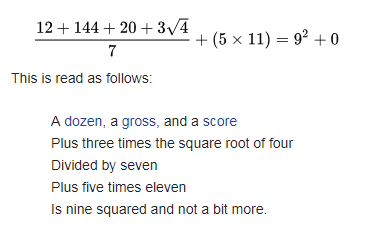 Math Limerick
