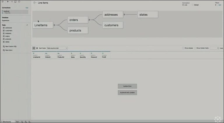 Tableau Data Modeler