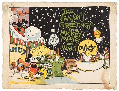 Christmas Dataviz: Disney Corporate Christmas Cards – Michael